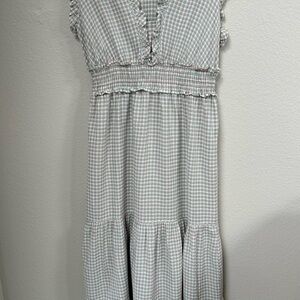 Max Studio Gingham Sleeveless Dress